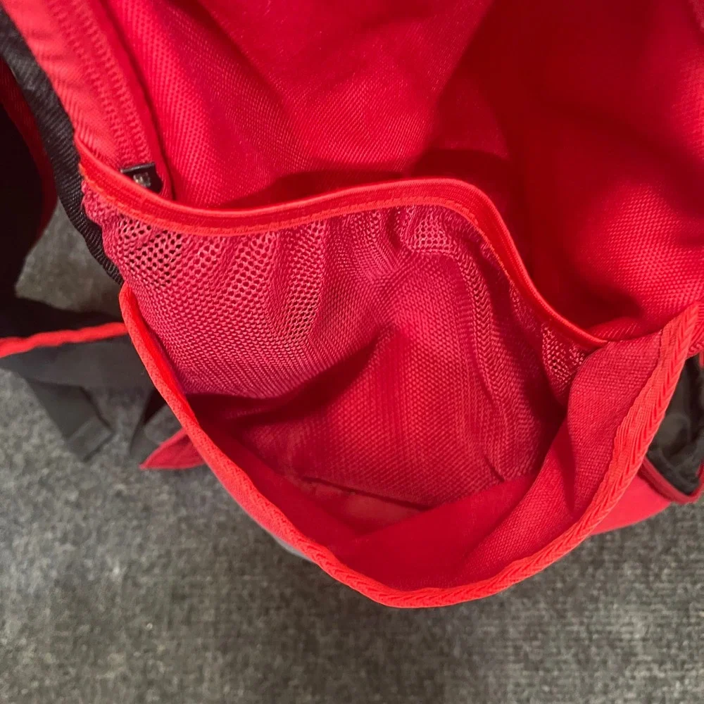 Nike Hoops BA6164-658 Elite Pro Basketball 32L Red/Black Max Air Straps Backpack
